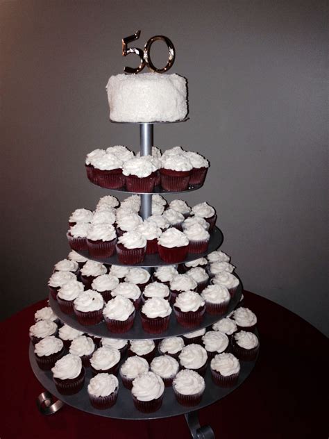 Cupcakes By Fanisha 50th Birthday Cake Cupcake Ideas Pinterest