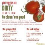 quickly clean  dirty veggies  dolce diet