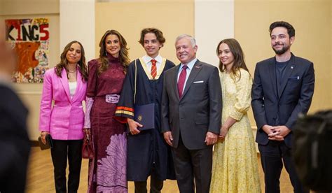 pics  royal family  jordan celebrates  milestone moment