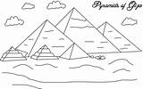 Pyramids Pyramid Egipto Piramides Giza Egyptian Colorear Egipcia Decoracion Visuales Plasticas Studyvillage Egipte Effortfulg Monumentos Pirámide Antic Onlycoloringpages Arte sketch template