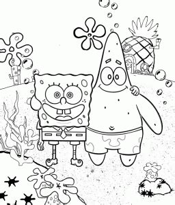 cute spongebob coloring pages  children mitraland