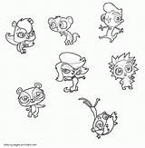 Pet Coloring Littlest Shop Pages Printable Sheets Print Cartoon Book Gif Color Popular sketch template