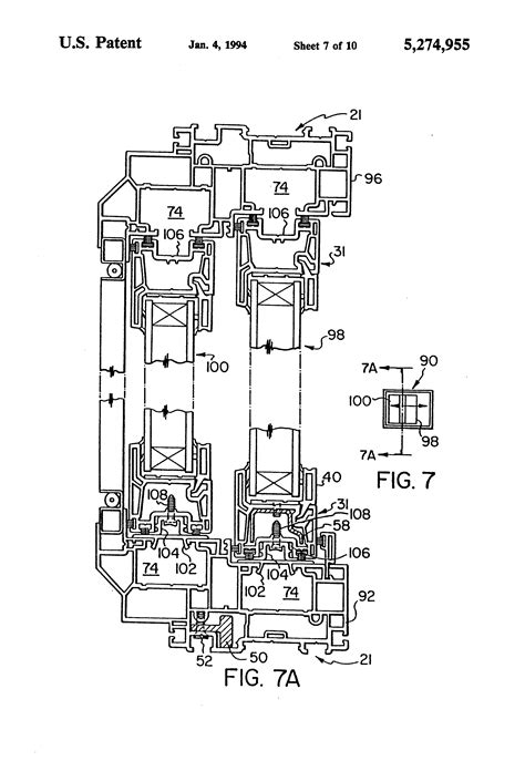 patent  construction kit  horizontally  vertically sliding window assemblies