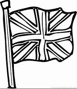 Flag Coloring Union British England Britain Clipart Pages Great Flags Printable Drawing Cartoon Cliparts Clip Color Jack Colouring English Sheet sketch template