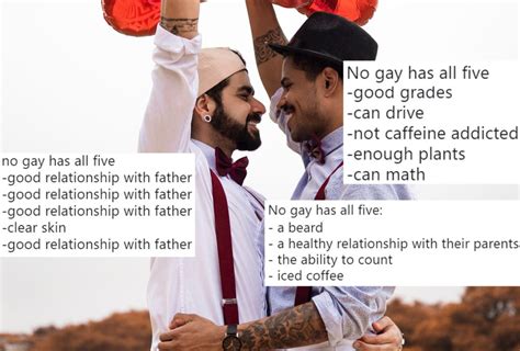 no gay has all five is the best new gay twitter meme