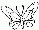 Coloring Pages Butterfly Simple Clipartbest Az Clipart sketch template