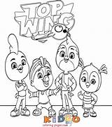 Wing Coloring Friends Book Pages Kids Print sketch template