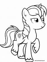 Coloring Pony Little Shining Armor Pages Obrazka Print Gif sketch template