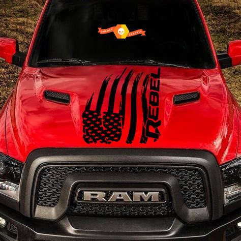 Ram Rebel American Flag Decal About Flag Collections Images And Hot