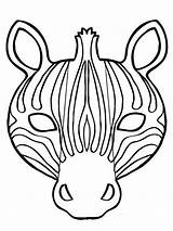 Elephant Mask Template sketch template