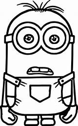 Minion Minions Coloring Pages Clipart Vector Colouring Kids Printable Tegninger Color Drawing Despicable Sheets Clipartmag Print Halloween Bob Drawings Disney sketch template