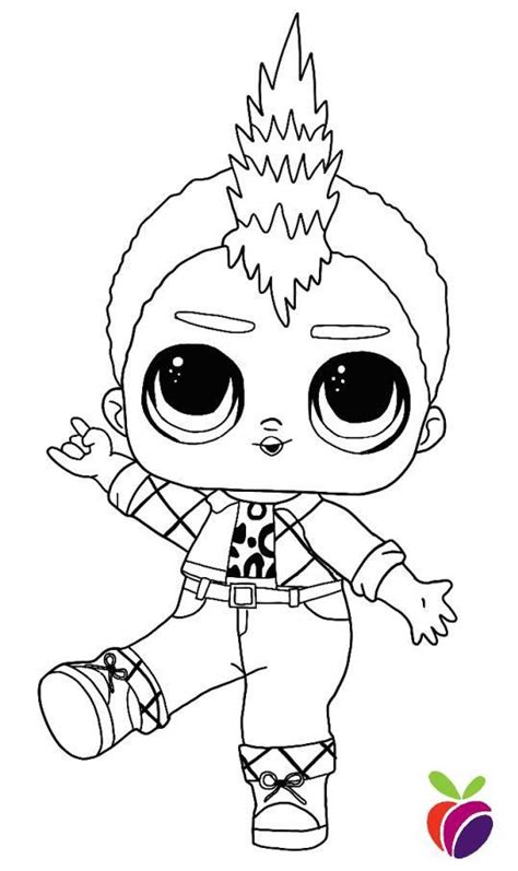 lol coloring pages printable punk boy coloring pages
