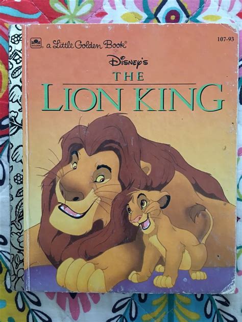 disneys  lion king   edition  golden books lion king book disney books