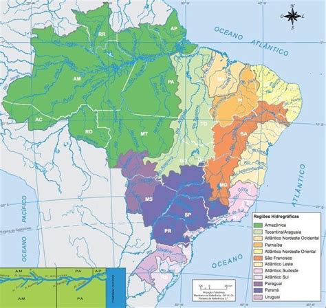 Bacias Hidrograficas4 Mapa Bacia Hidrográfica Mapa Brasil