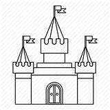 Castle Outline Clipart Drawing Fortress Cartoon Clip Old Transparent Icon Line Icons Paintingvalley Tower Building Webstockreview Medieval sketch template