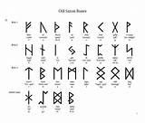 Rune Saxon Runes Norse Germanic Nordic Futhark Elder Wallpapersafari sketch template