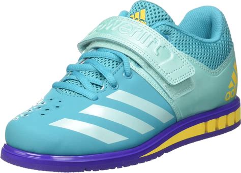 adidas womens powerlift  fitness shoes blue energy blueenergy aquanoble ink  uk