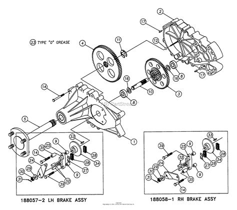 bunton bobcat ryan xt  lynx parts diagram  hydro gear ztr assembly lynx