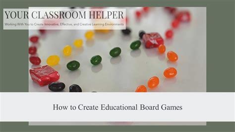 How To Create An Educational Board Game To Use In Your Classroom Youtube