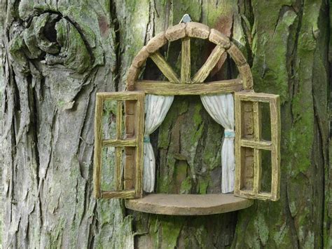fairy window tree hanging window fairy garden accessory
