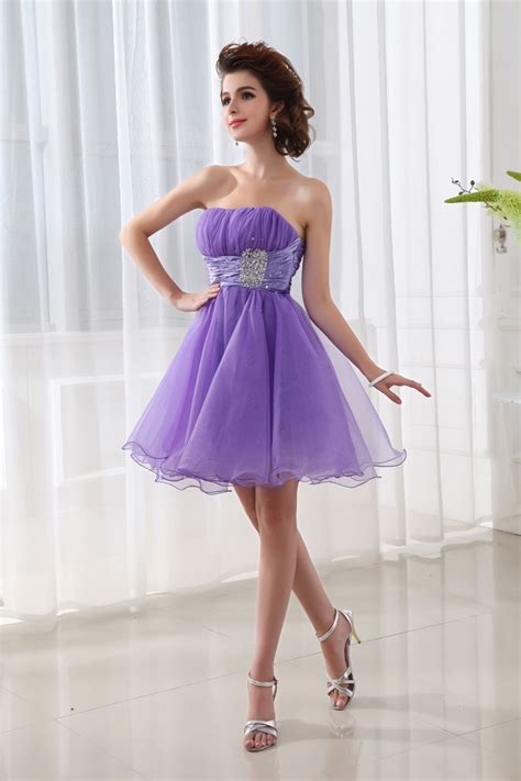 Short Mini Sex Strapless Dress Formal Bridesmaid Prom