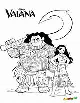 Vaiana Maui sketch template