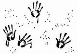 Dirty Hand Clipart Prints Hands Muddy Painting Handprints Coloring Finger Clip Svg Cliparts Vector Openclipart Transparent Bloody Type Clker Diabetes sketch template