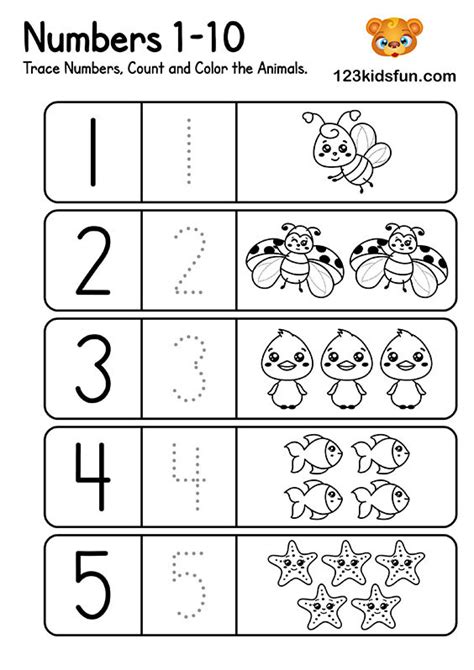 preschool kindergarten math worksheets ac