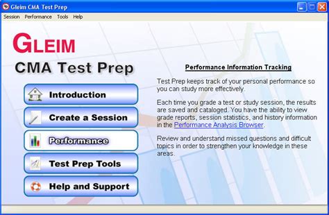gleim cma test prep latest version   windows software