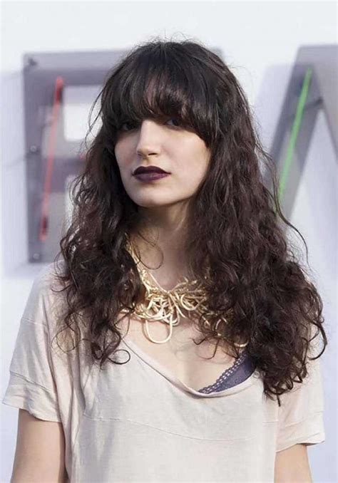 20 Most Outstanding Curly Hairstyles With Bangs Haircuts