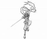 Strider Capcom Marvel Characters Vs sketch template