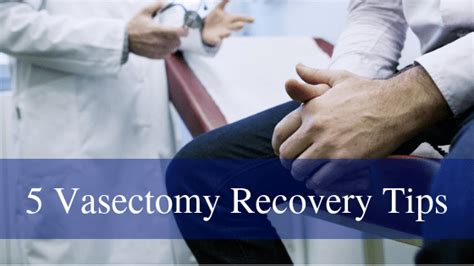 5 vasectomy recovery tips urology specialists nc