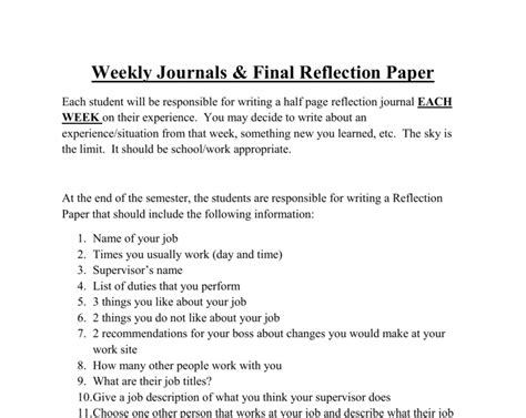 reflective essay   write  reflection paper   experience