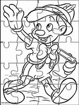 Disney Puzzles Coloring Pages Jigsaw Pinocchio Printable Activities Kids Cut Websincloud Preschool Fairy Imprimibles Printables Colouring sketch template