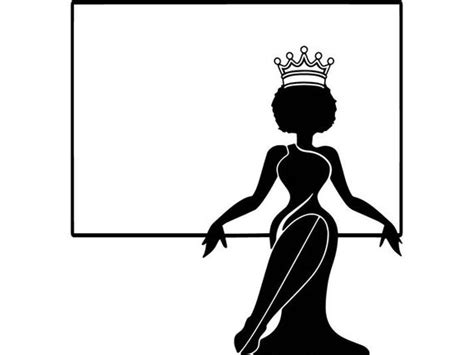Black Queen Power Woman Nubian Princess Warrior Crown Afro