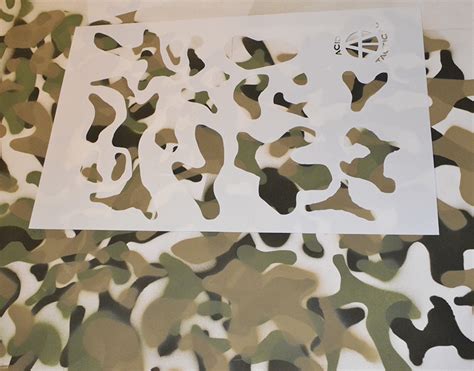 camouflage spray paint stencils  camo stencil designs acid tactical