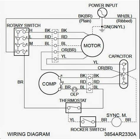 split ac simple wiring diagram