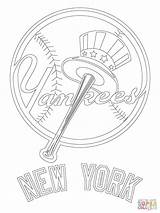 Yankees Coloring York Pages Logo Baseball Mlb Printable Giants Jersey Posadas Las Dodgers City Color Sport Colouring Print Kids Sf sketch template