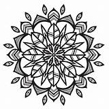 Mandala Modern Coloring sketch template