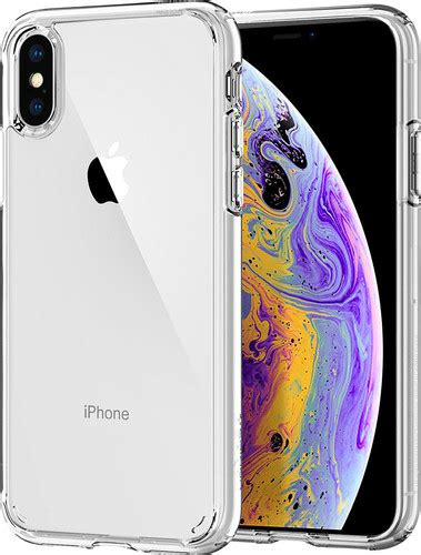 spigen ultra hybrid apple iphone xsx  cover transparant coolblue voor  morgen