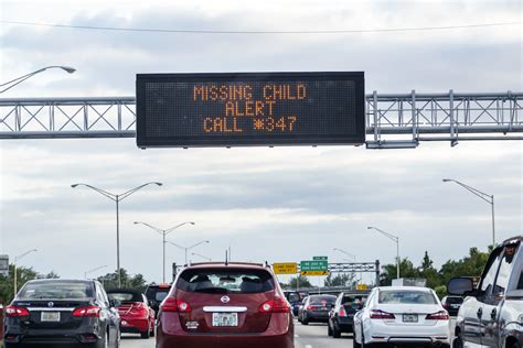 florida starts  purple alert highway message signs