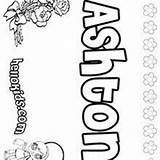 Coloring Ashton Pages Ashleigh Sheets Hellokids Asia Name sketch template