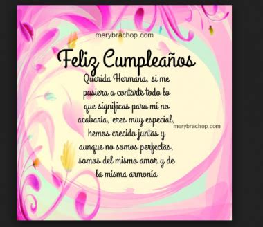 frases hermosas  cumpleanos  hermana oraciones