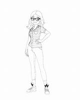 Coloring Ladybug Miraculous Alya Pages Dibujos Noir Characters Volpina Youloveit sketch template