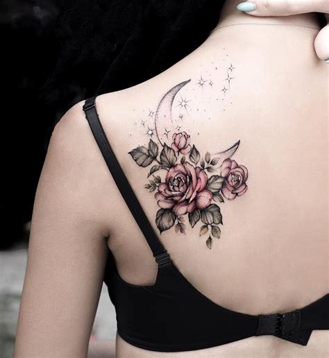 Image May Contain One Or More People And Closeup Floral Tattoo