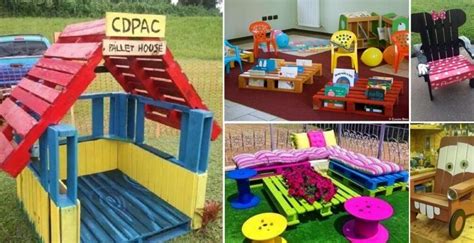des idees admirables de meubles pour enfants  bricoler avec des palettes de bois trucs