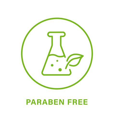 paraben chemical  green circle stamp  preservative safety bio