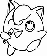 Jigglypuff Wecoloringpage Pikachu sketch template