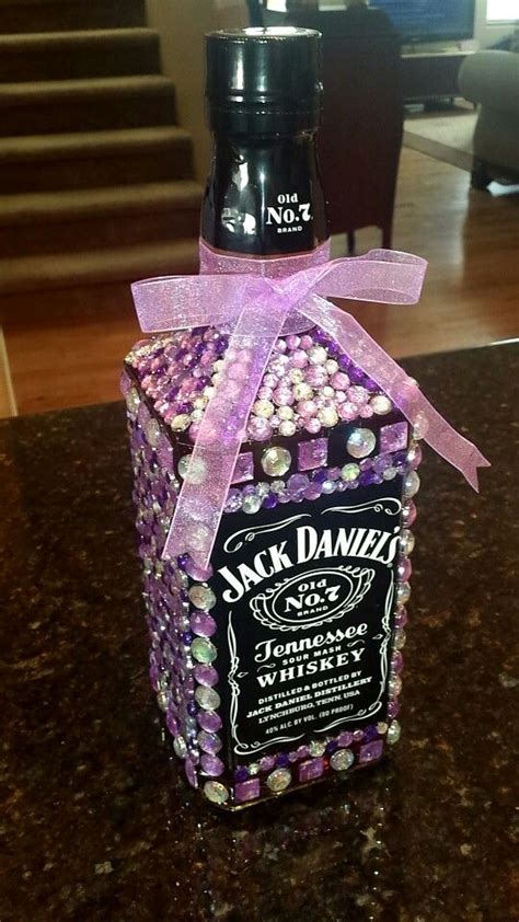 bedazzled bottle     gift st birthday decorations st