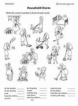 Chores Worksheets Worksheet Sponsored sketch template
